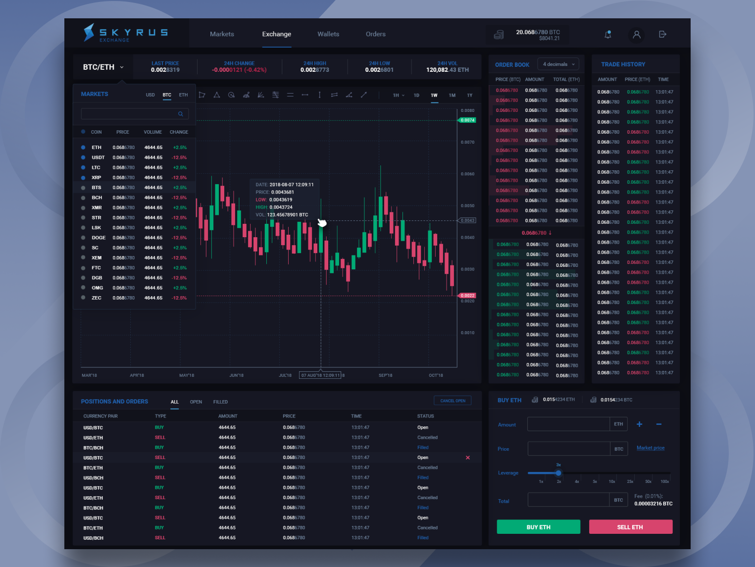 Skyrus Trading Terminal