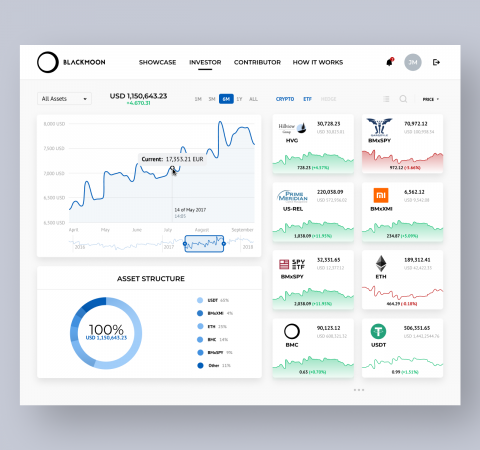 Balckmoon Investor Dashboard