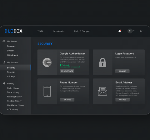 DueDEX Desktop