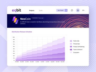 Token Distribution Release Schedule Design for a Launchpad Platform