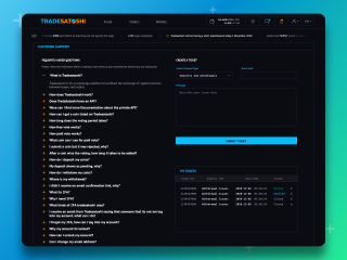 FAQ and Customer Support for TradeSatoshi Exchange